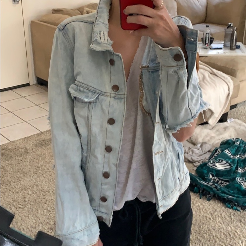 One teaspoon denim jacket size small